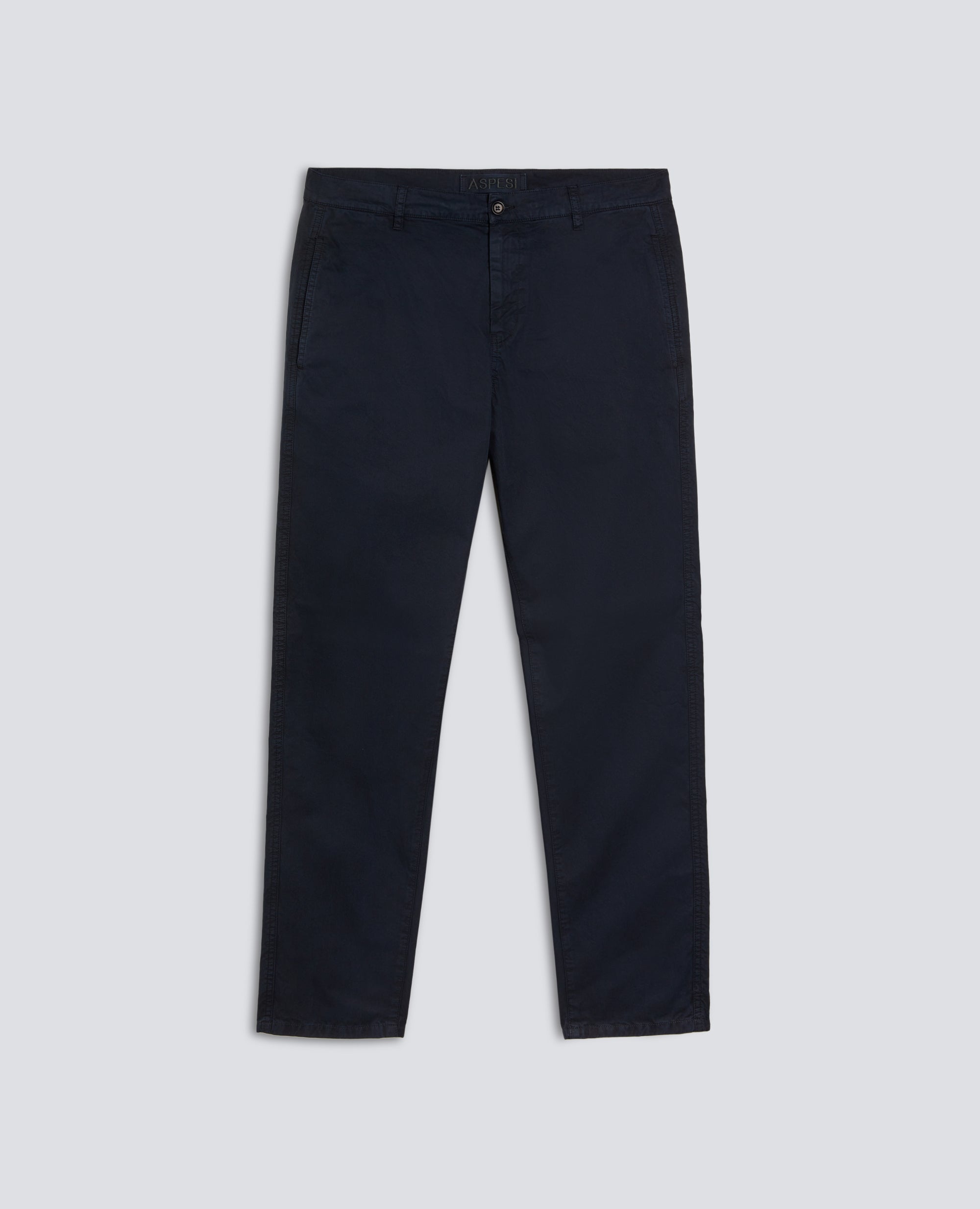 PANTALONE CHINO IN GABARDINA DI COTONE - BLU - ASPESI