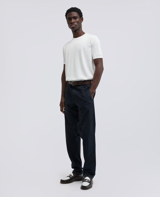 PANTALONE CHINO IN GABARDINA DI COTONE - BLU - ASPESI