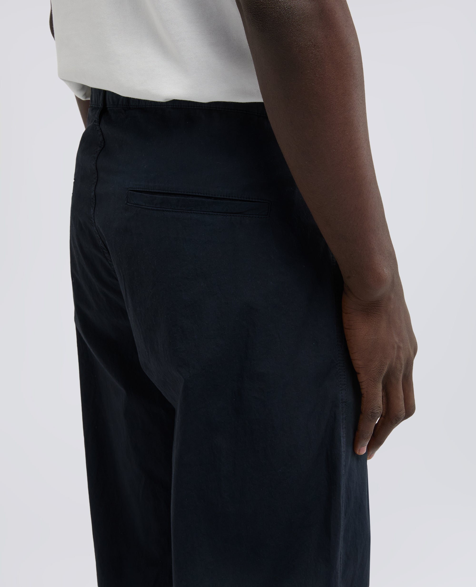 PANTALONE CHINO IN GABARDINA DI COTONE - BLU - ASPESI