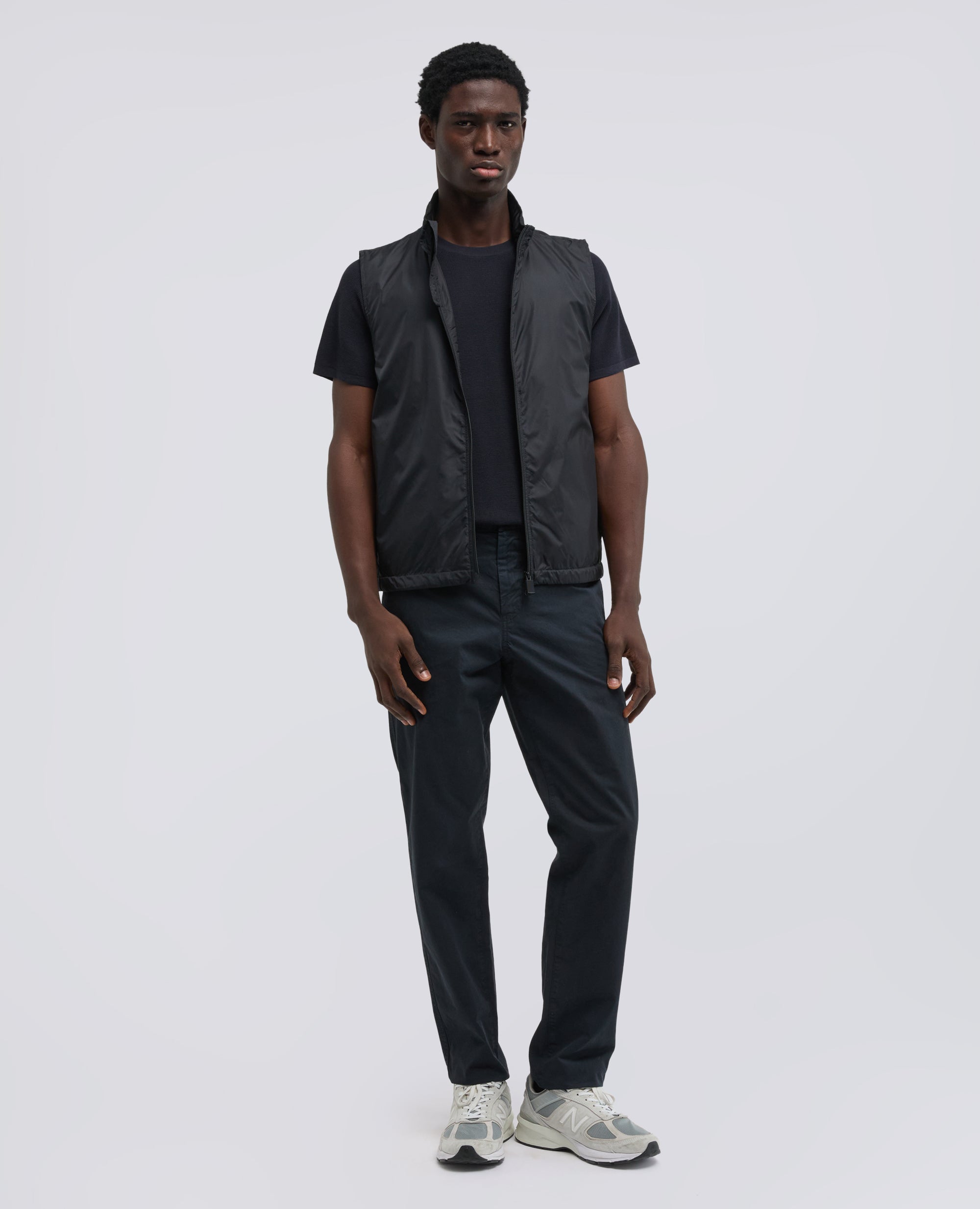 FUNKTIONALE POPLIN-CHINO-HOSEN - BLU - ASPESI