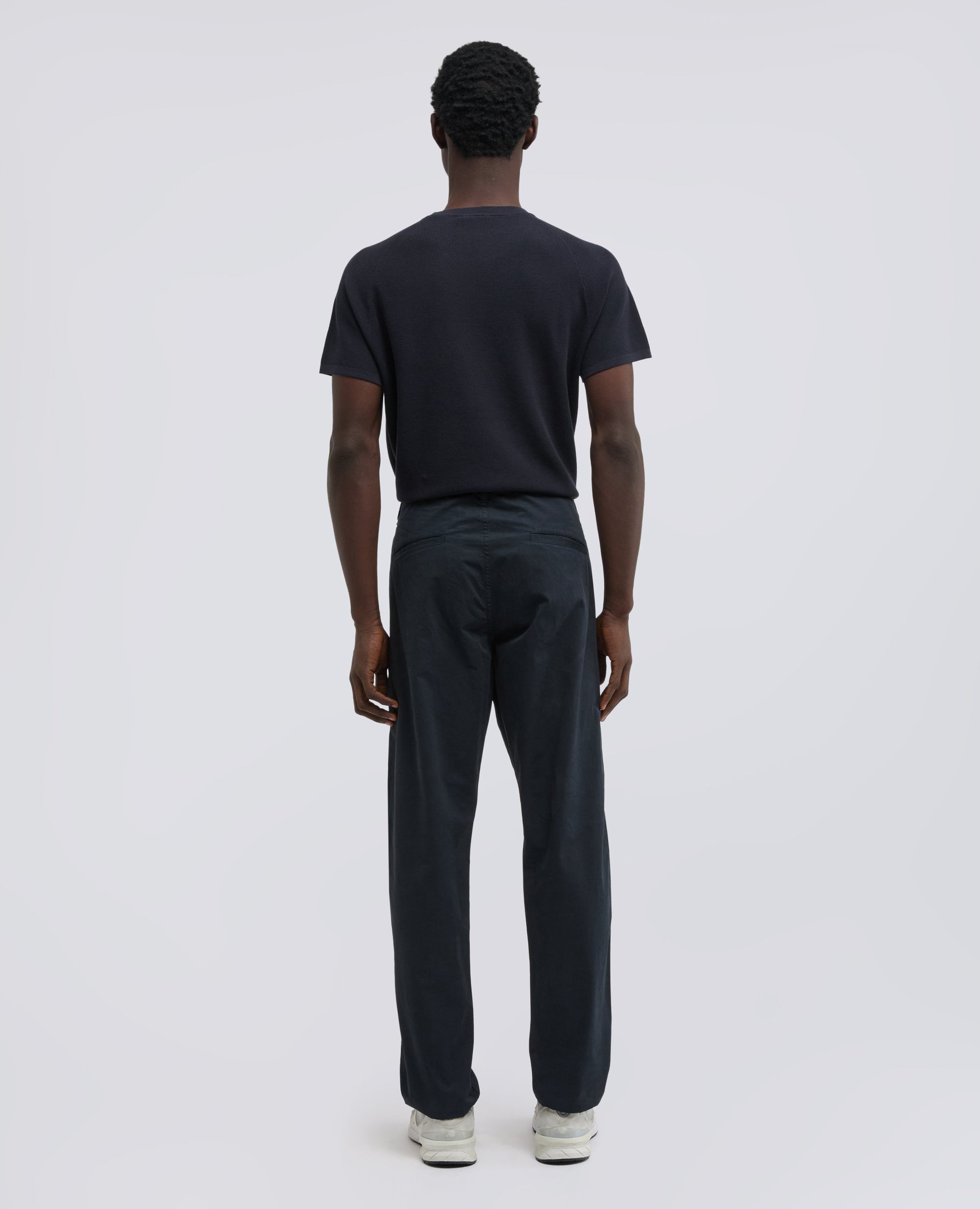 FUNKTIONALE POPLIN-CHINO-HOSEN - BLU - ASPESI