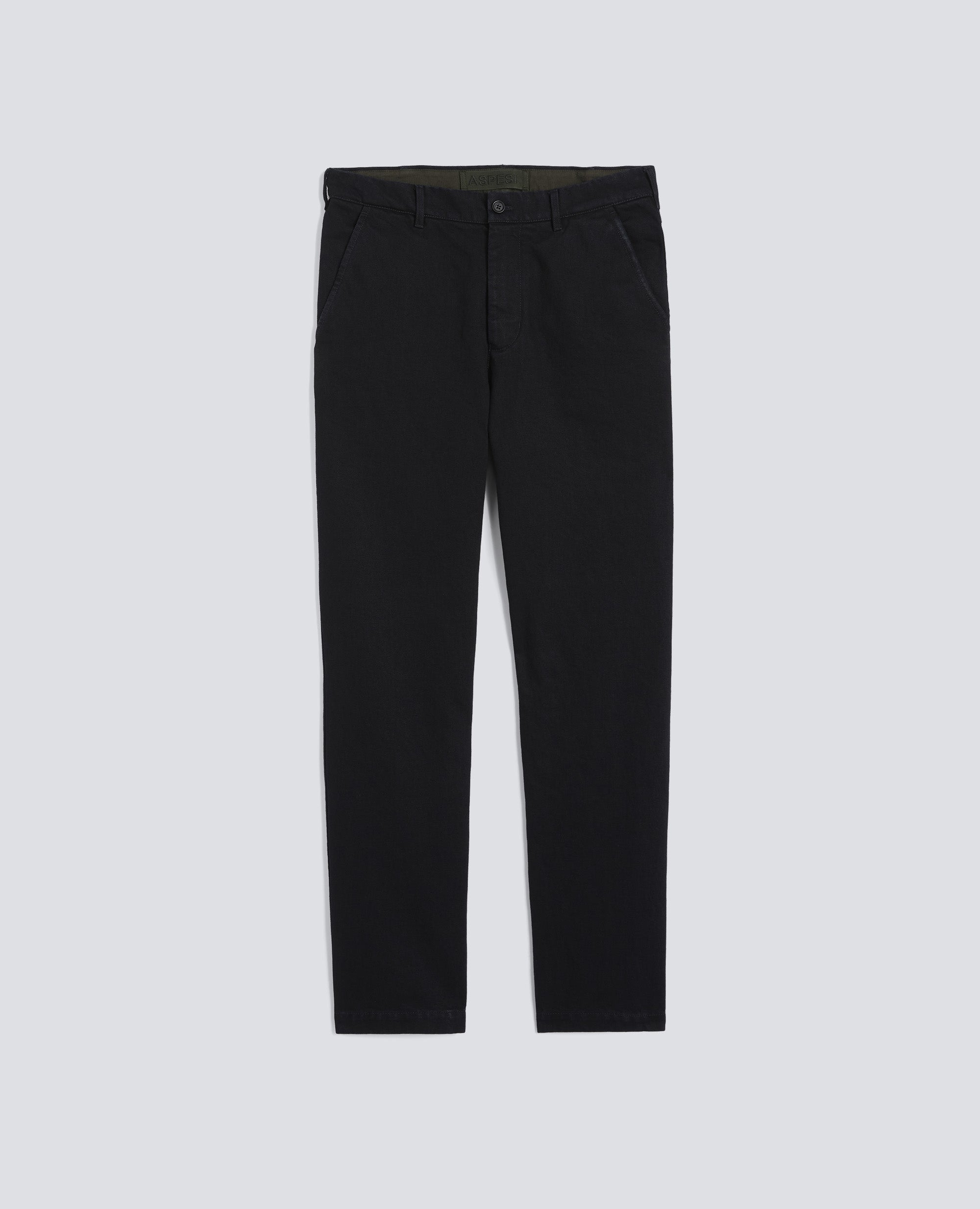 PANTALONE IN DENIM DI COTONE E POLIESTERE RICICLATO - BLU - ASPESI