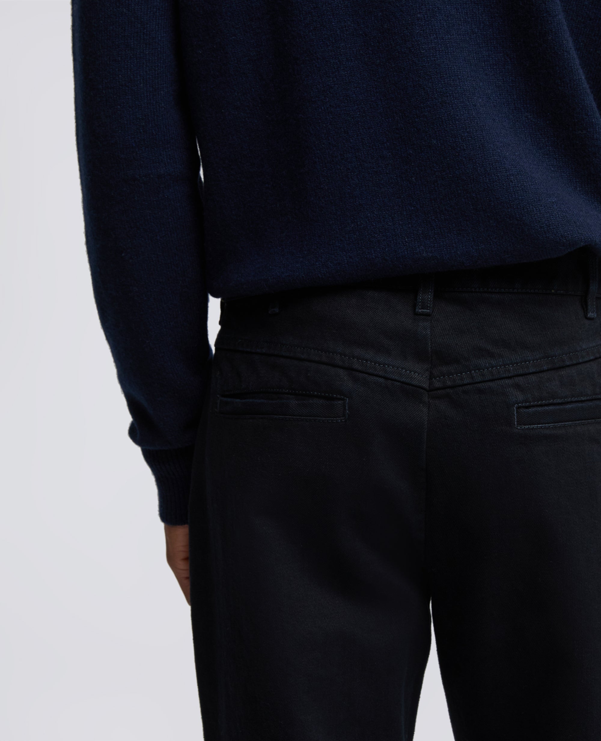 PANTALONE IN DENIM DI COTONE E POLIESTERE RICICLATO - BLU - ASPESI
