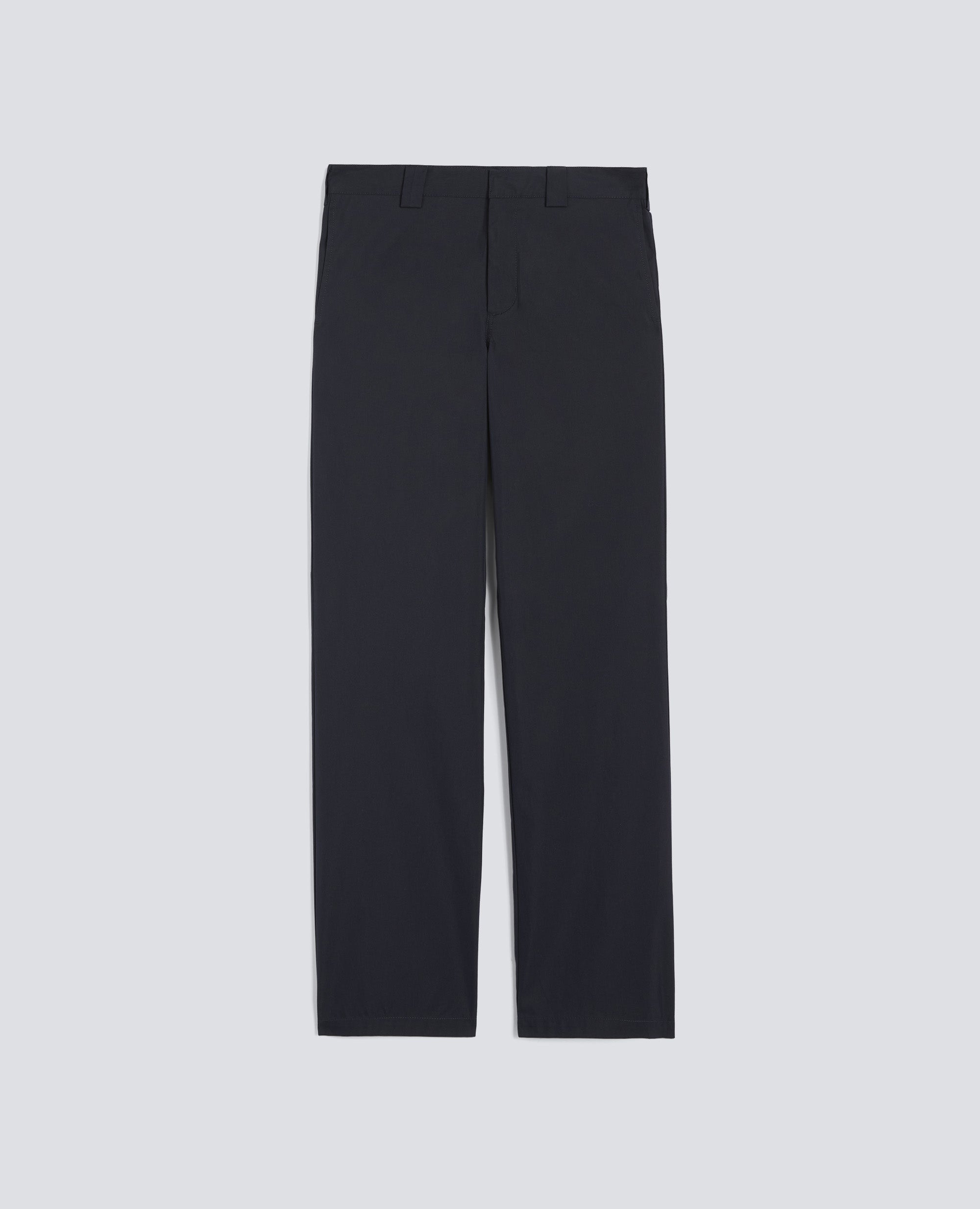 PANTALONE IN TWILL DI COTONE NYLON TINTO PEZZA - BLU - ASPESI