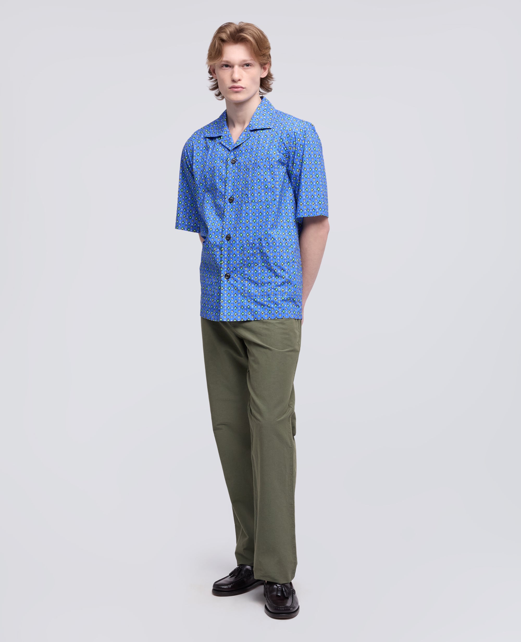 PANTALONE IN COTONE - VERDE - ASPESI