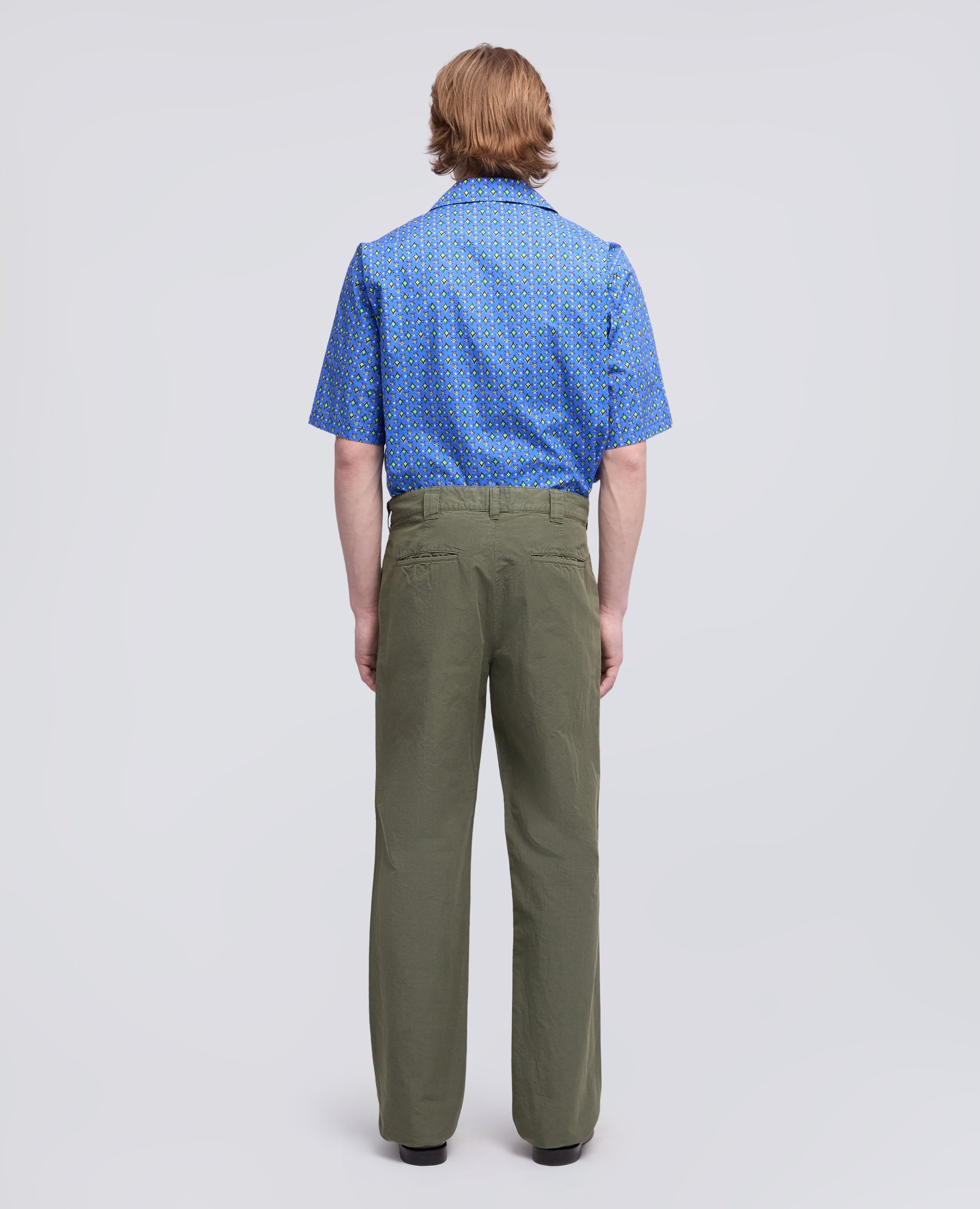 PANTALONE IN COTONE - VERDE - ASPESI