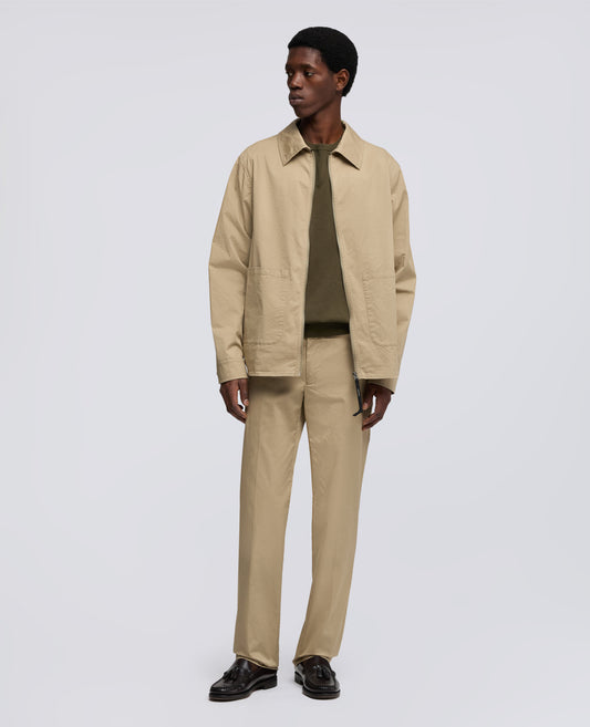 PANTALONE IN TWILL DI COTONE STRETCH - BEIGE - ASPESI