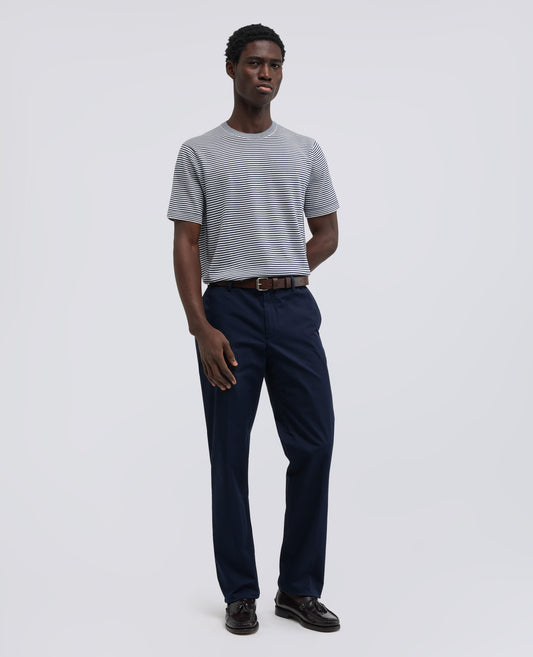 PANTALONE IN TWILL DI COTONE STRETCH - BLU - ASPESI