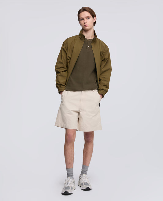 BERMUDA IN CANVAS DI COTONE TINTO PEZZA - BEIGE - ASPESI