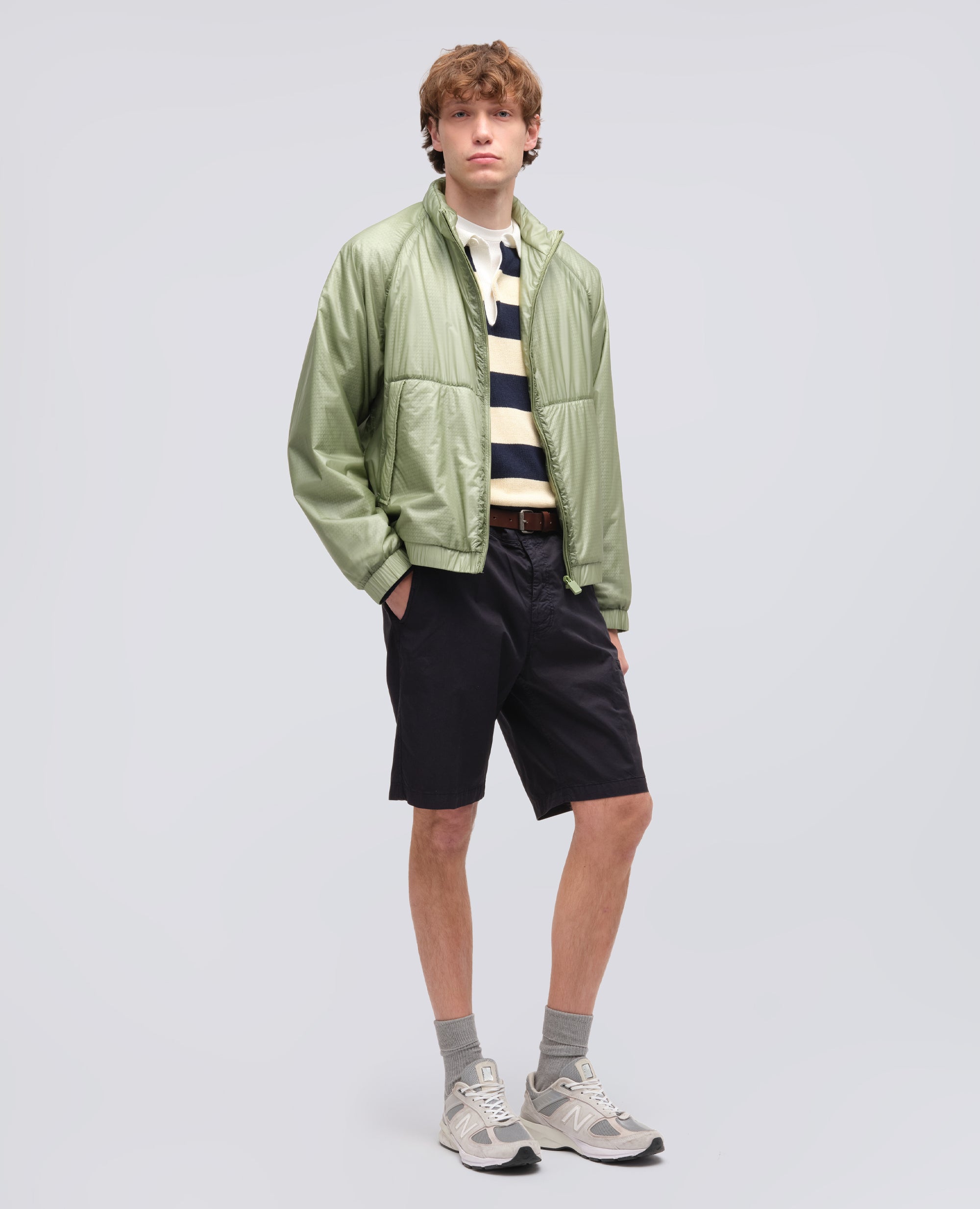 BERMUDA IN MICRO TWILL DI COTONE - BLU - ASPESI