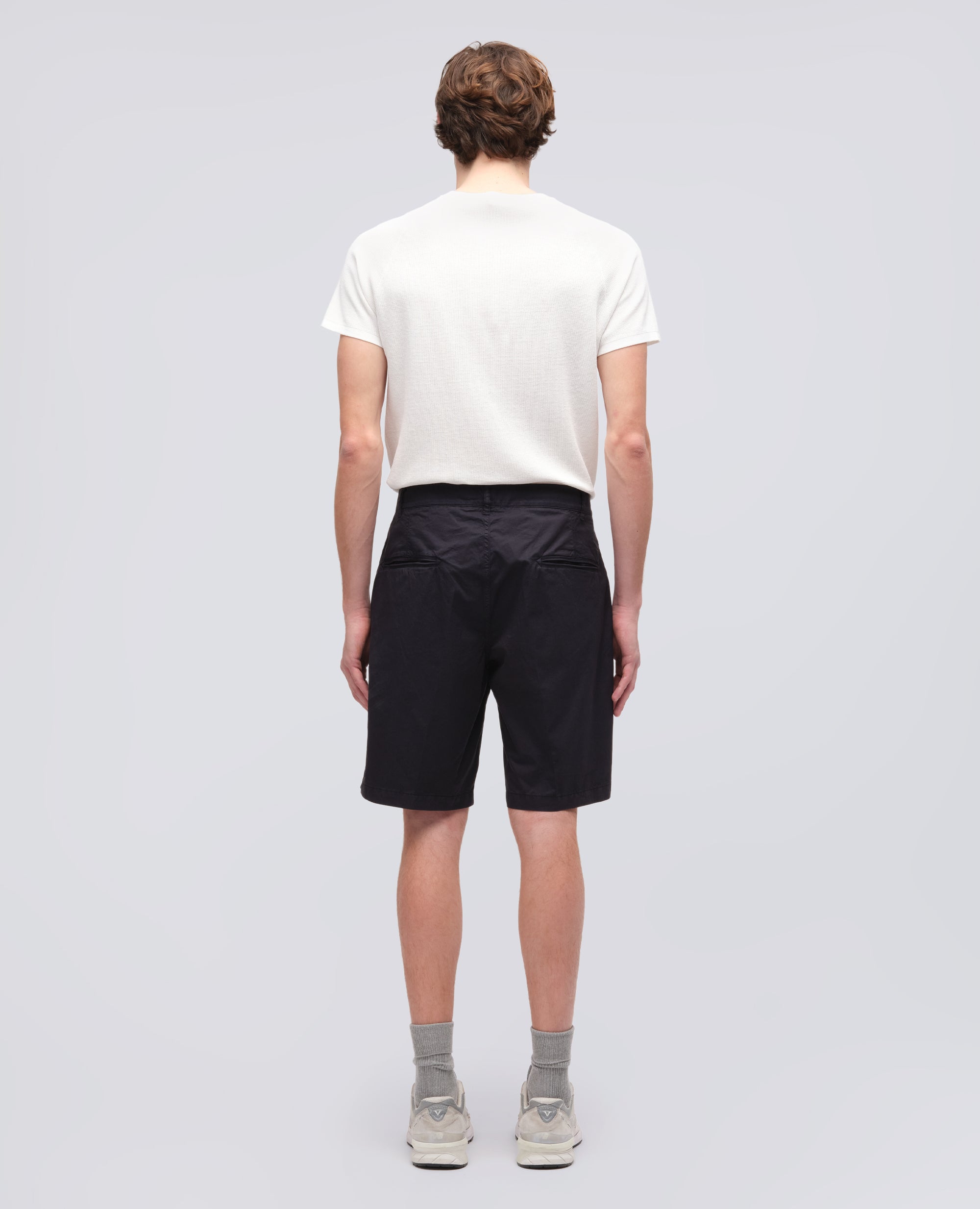 BERMUDA IN MICRO TWILL DI COTONE - BLU - ASPESI