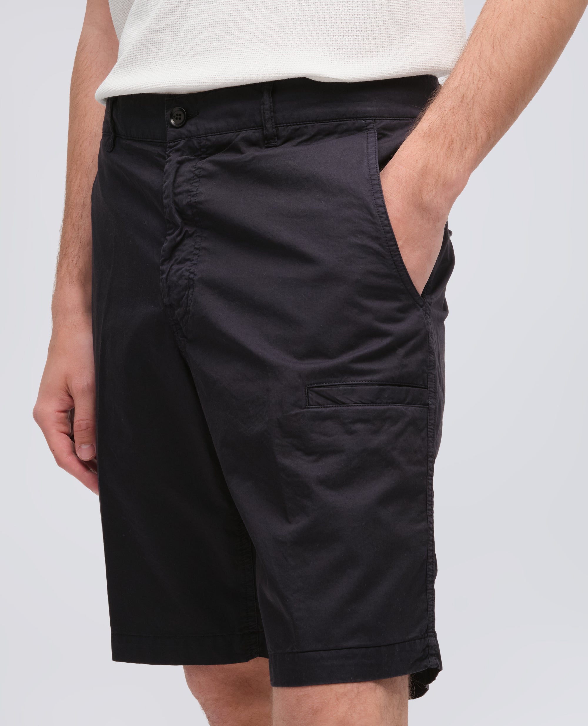 BERMUDA IN MICRO TWILL DI COTONE - BLU - ASPESI
