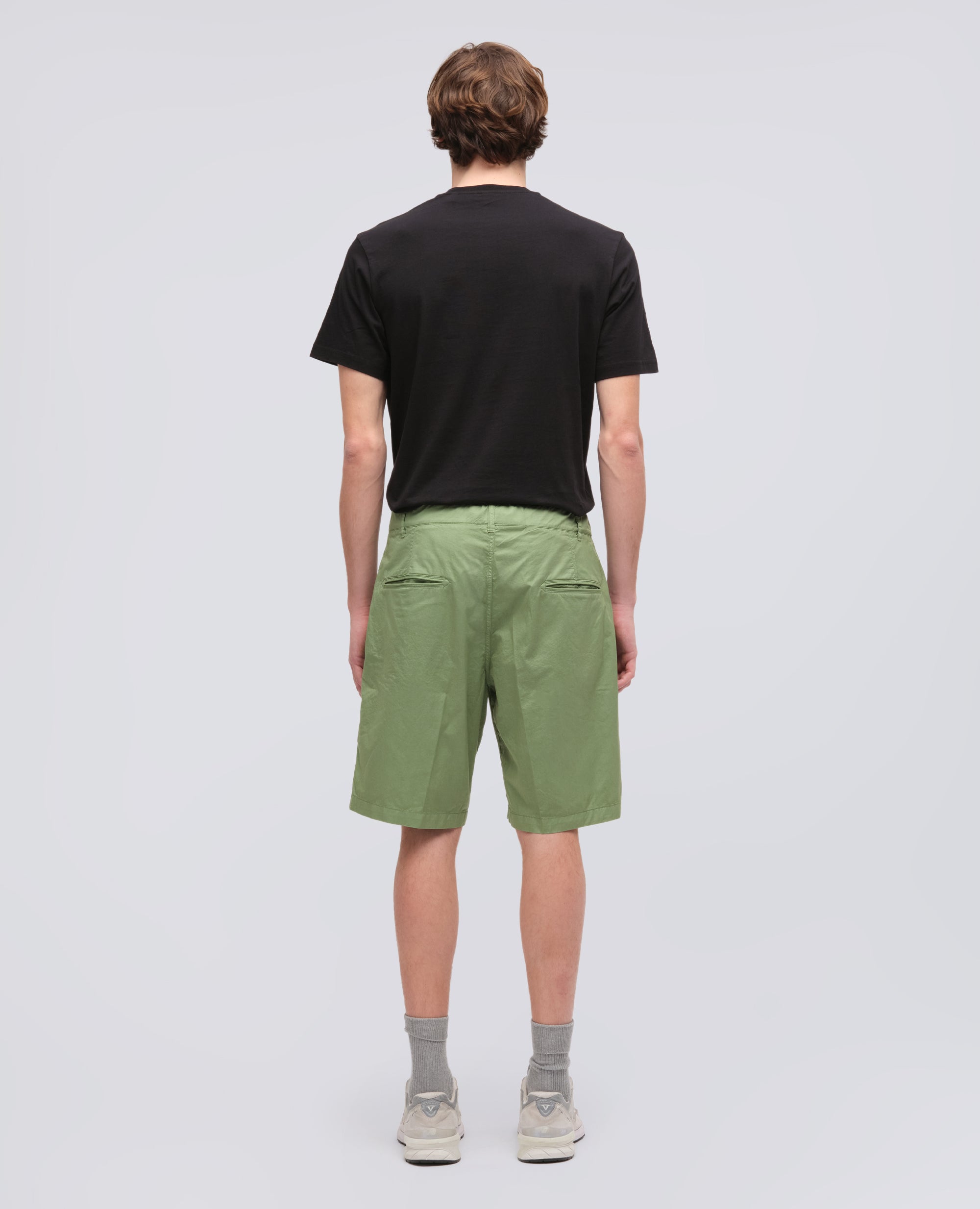 BERMUDA IN MICRO TWILL DI COTONE - VERDE - ASPESI