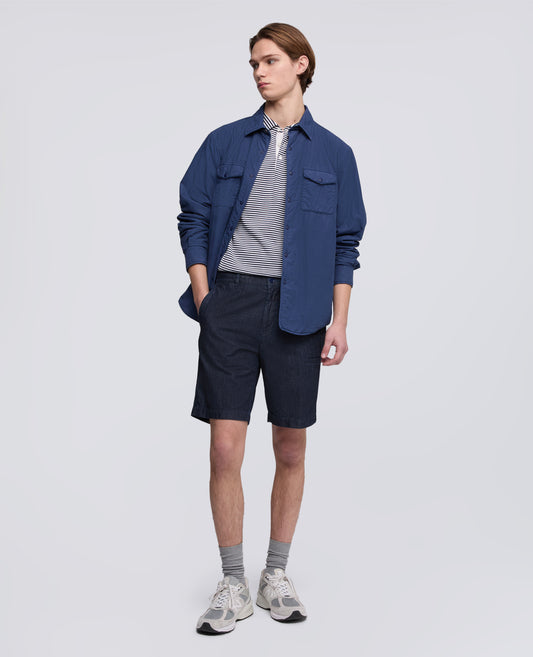 BERMUDA IN DENIM DI COTONE LEGGERO - BLU - ASPESI