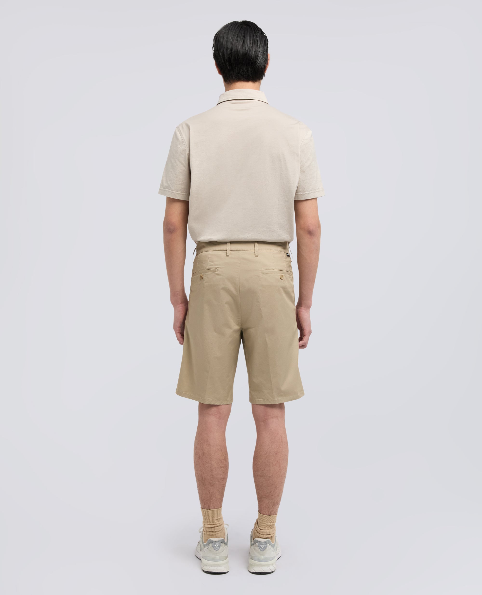 BERMUDA IN TWILL DI COTONE STRETCH - BEIGE - ASPESI