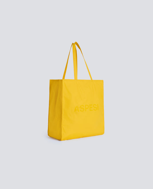BORSA SHOPPING IN NYLON - GIALLO - ASPESI
