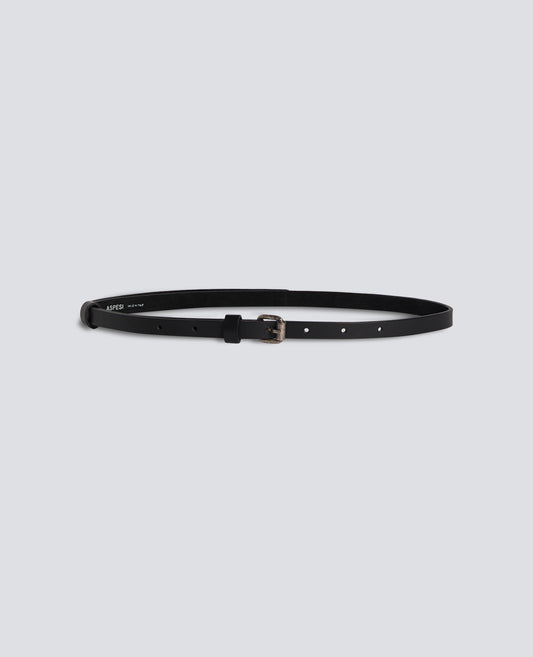 CINTURA DA DONNA IN PELLE - NERO - ASPESI