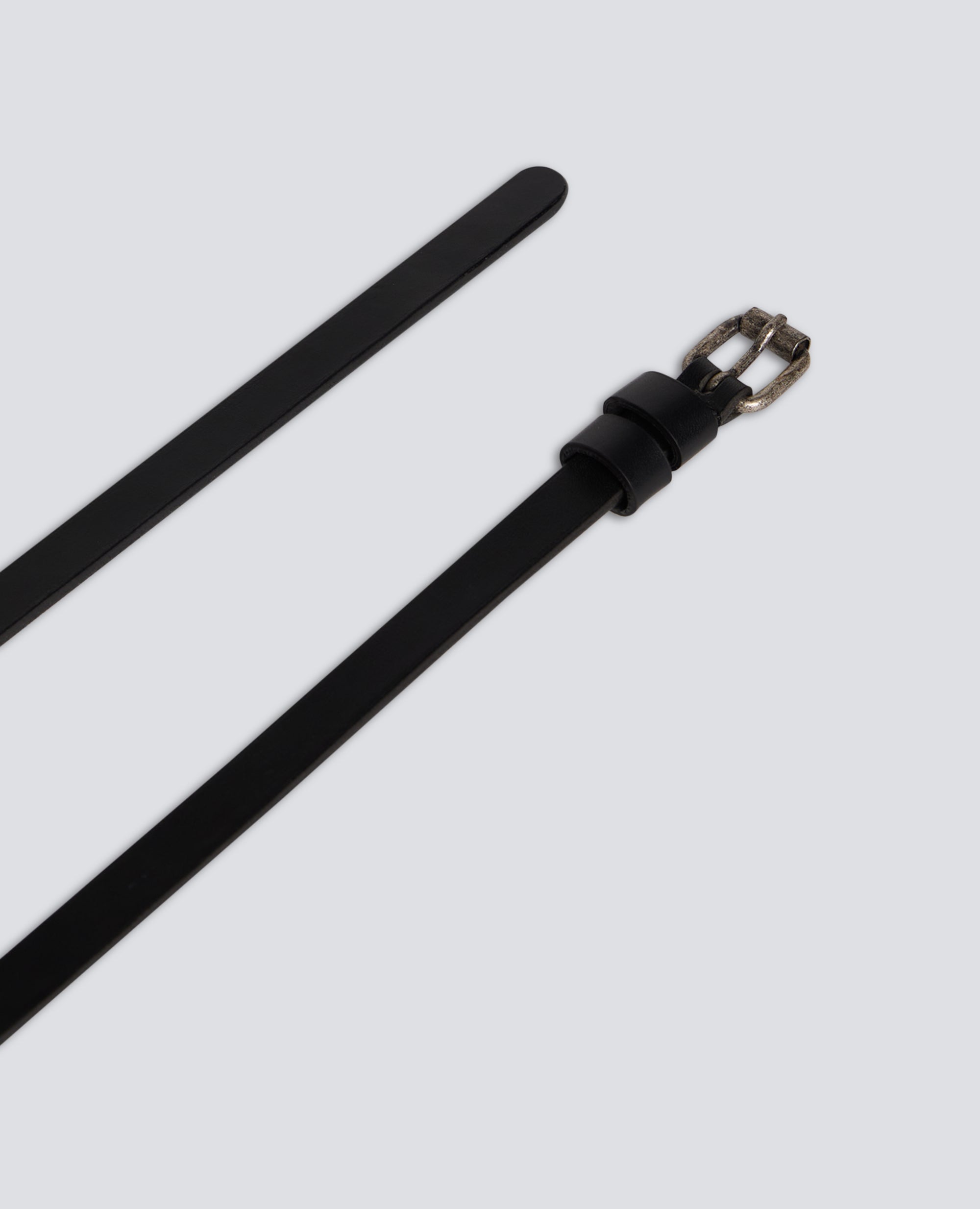 CINTURA DA DONNA IN PELLE - NERO - ASPESI