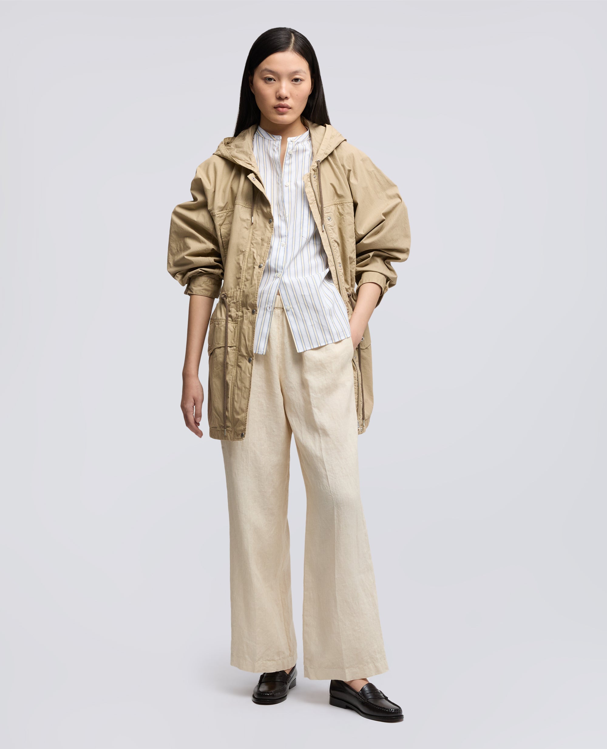 PANTALONE IN LINO - NATURALE - ASPESI