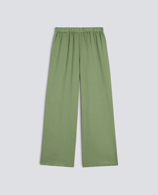 PANTALONE IN LINO - VERDE - ASPESI