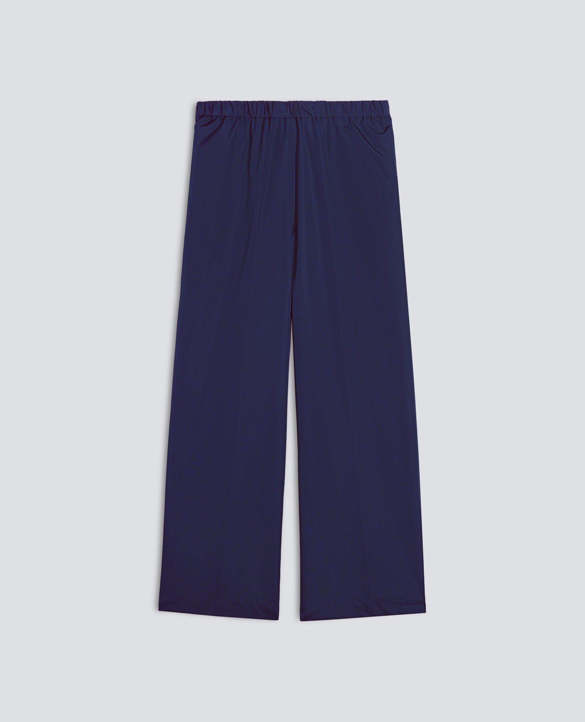 PANTALONE IN POPELINE DI COTONE - BLU - ASPESI