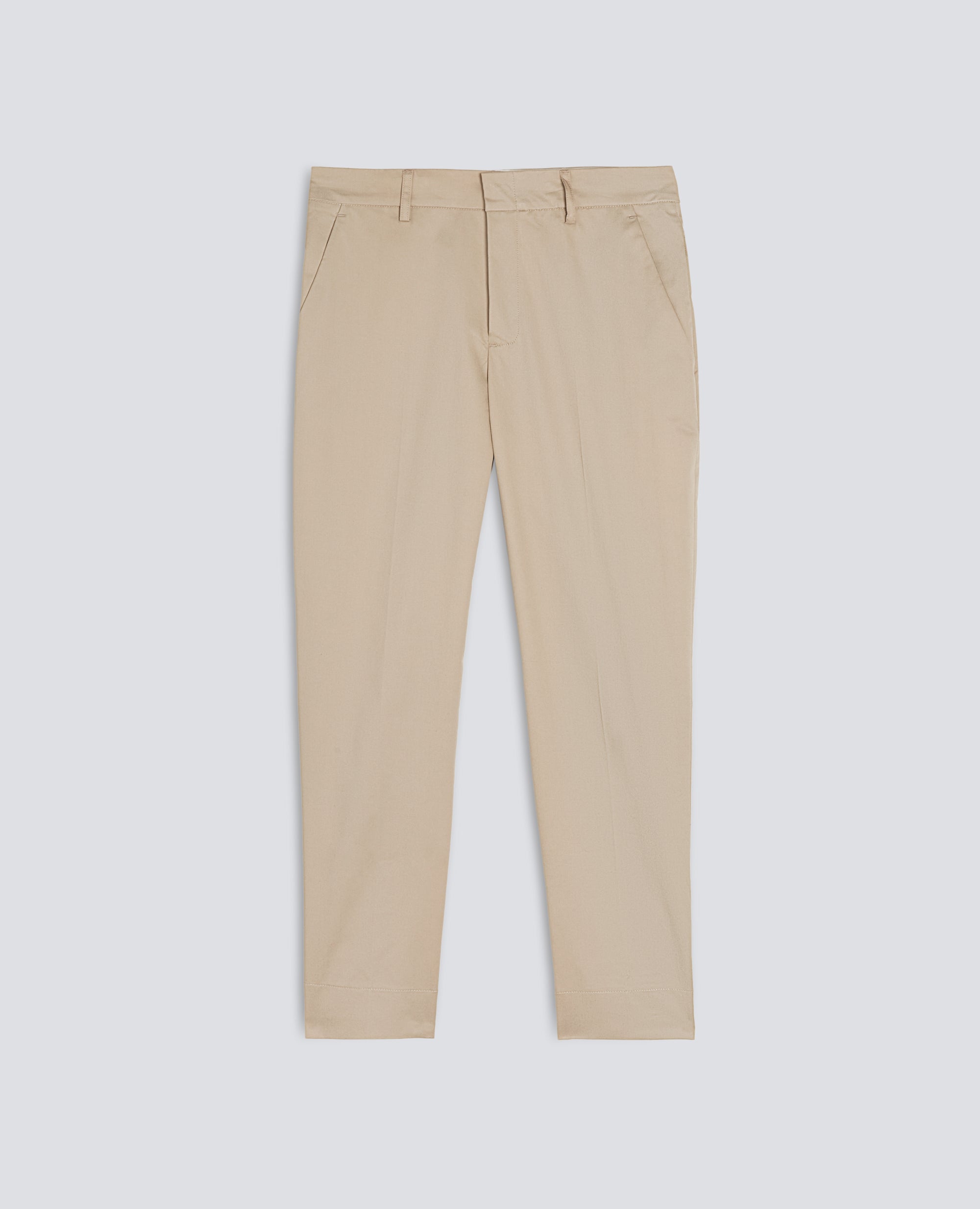 PANTALONE CAPRI IN TWILL DI COTONE STRETCH - BEIGE - ASPESI