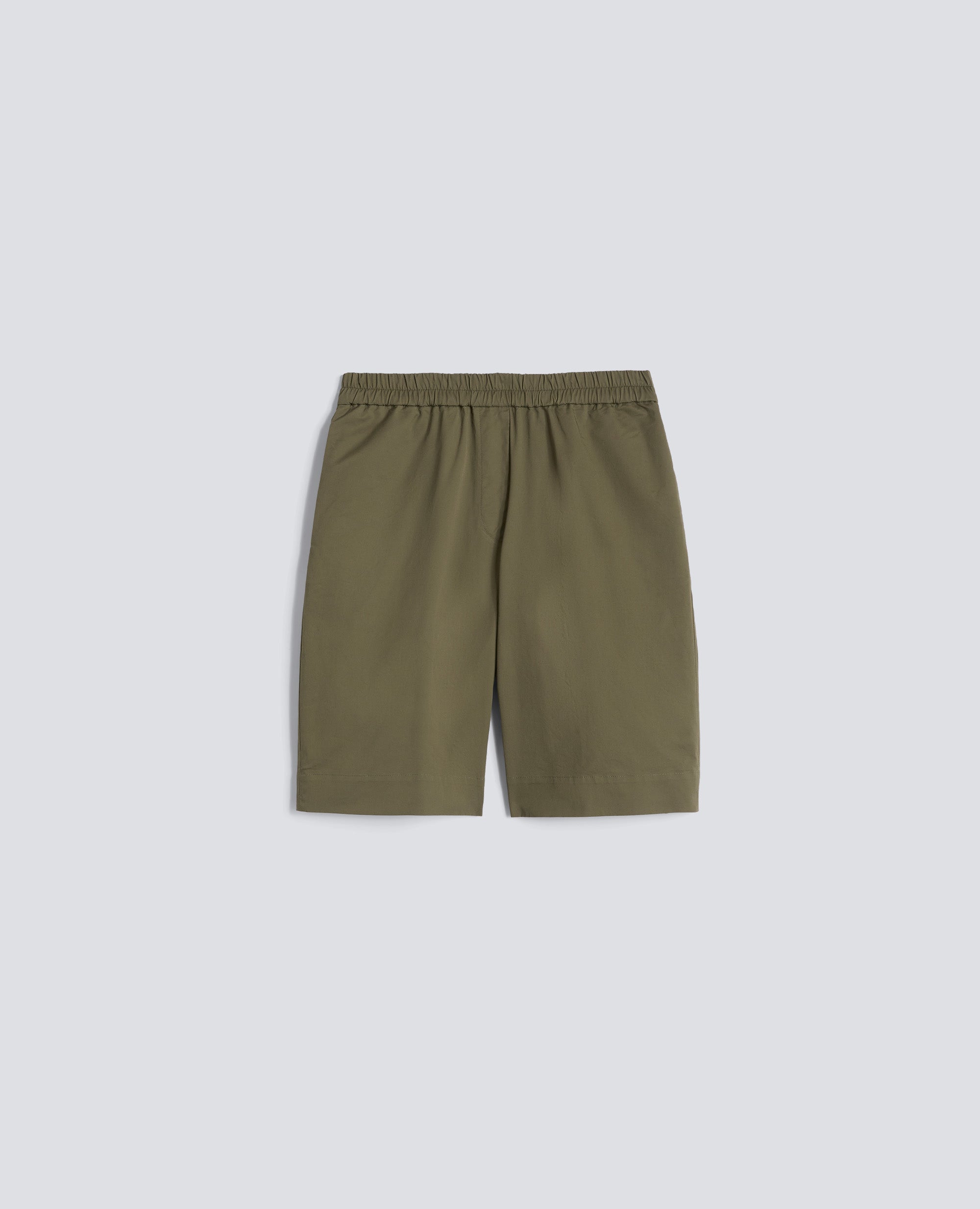 BERMUDA IN TWILL DI COTONE STRETCH - VERDE - ASPESI