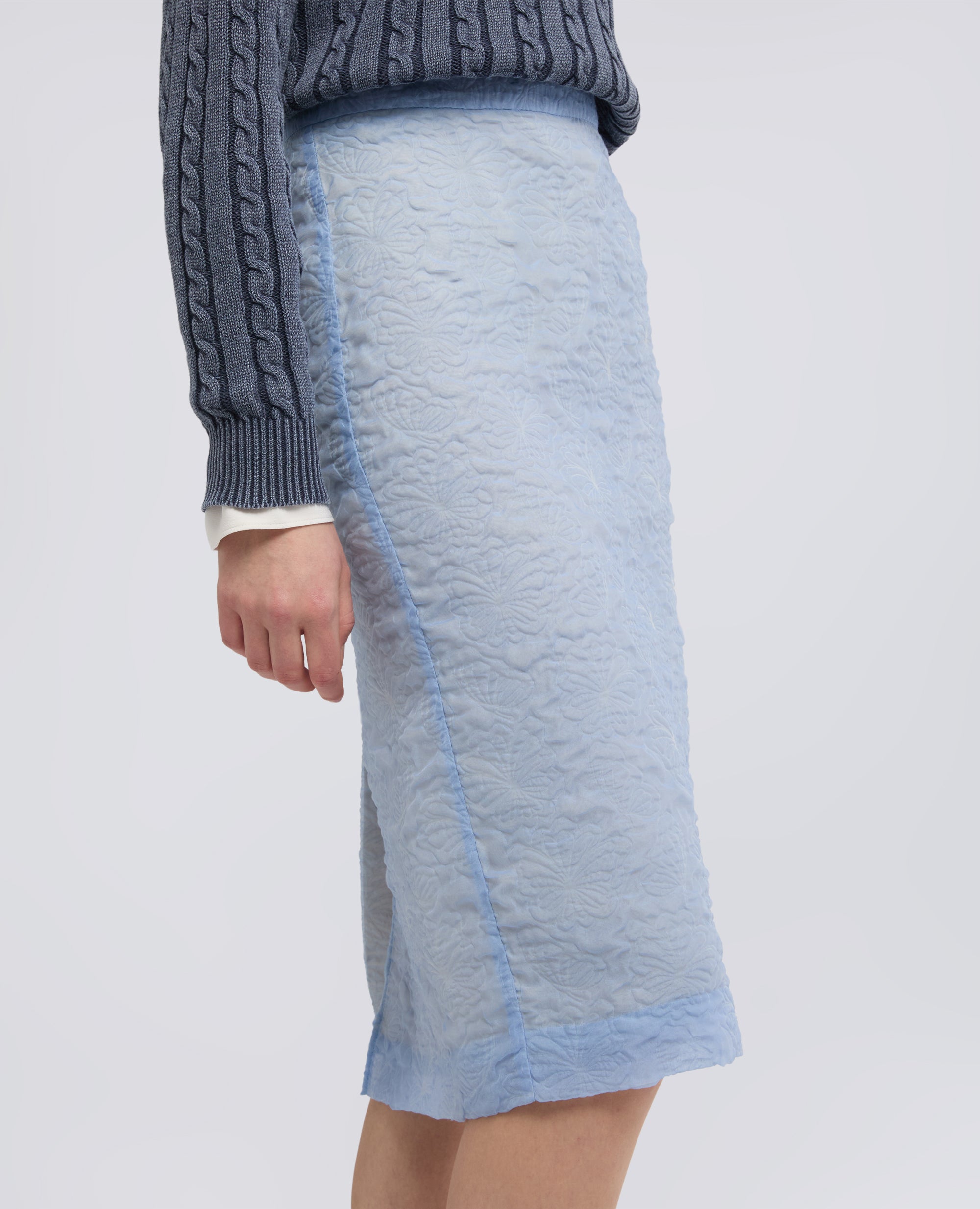 CLOQUE'-MANTELROCK - AZZURRO - ASPESI