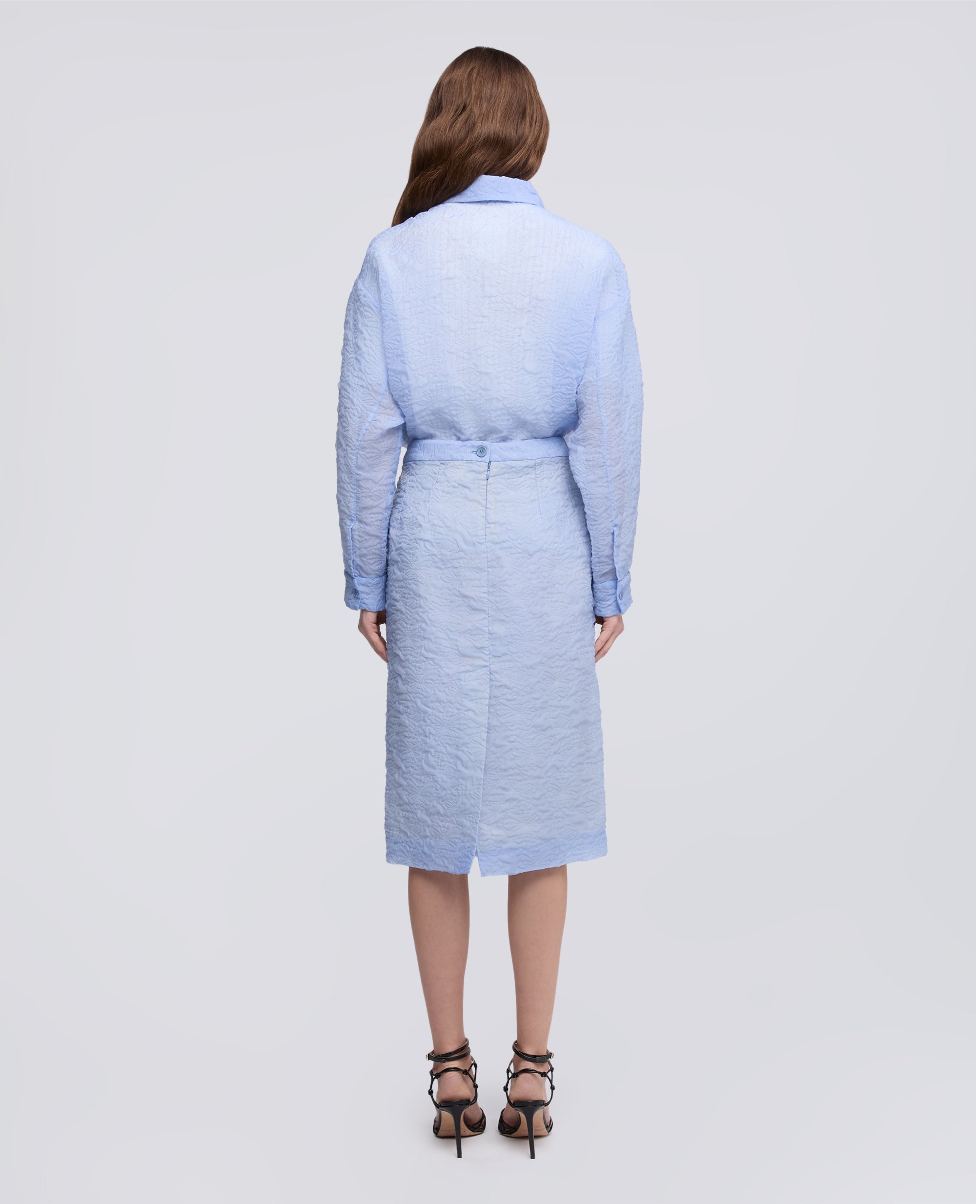 CLOQUE'-MANTELROCK - AZZURRO - ASPESI