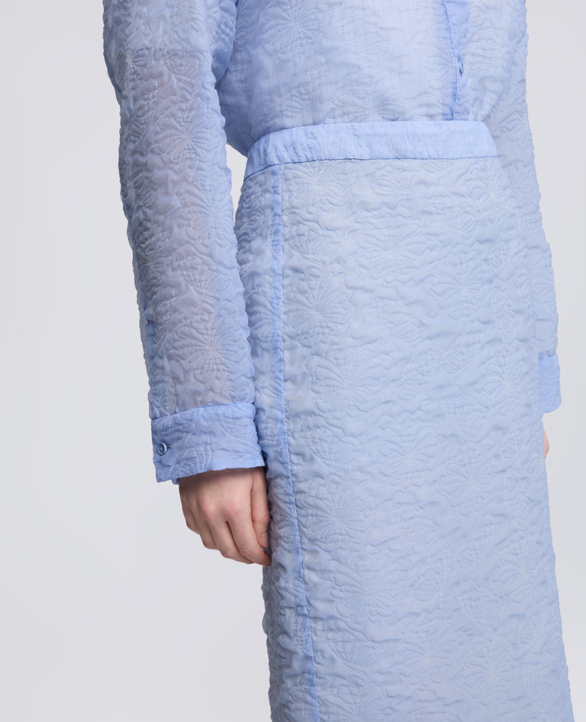 CLOQUE'-MANTELROCK - AZZURRO - ASPESI