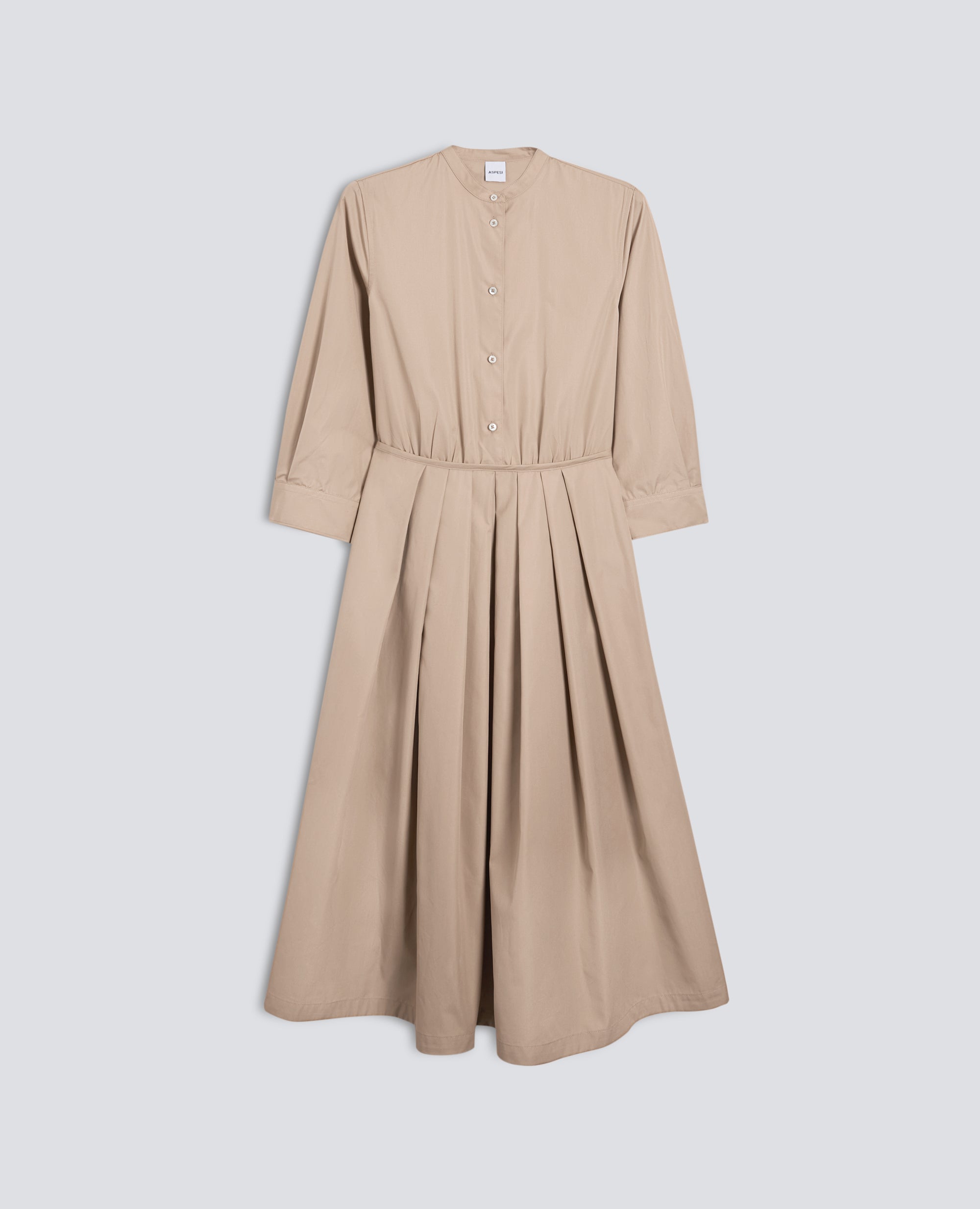 ABITO IN POPELINE DI COTONE - BEIGE - ASPESI