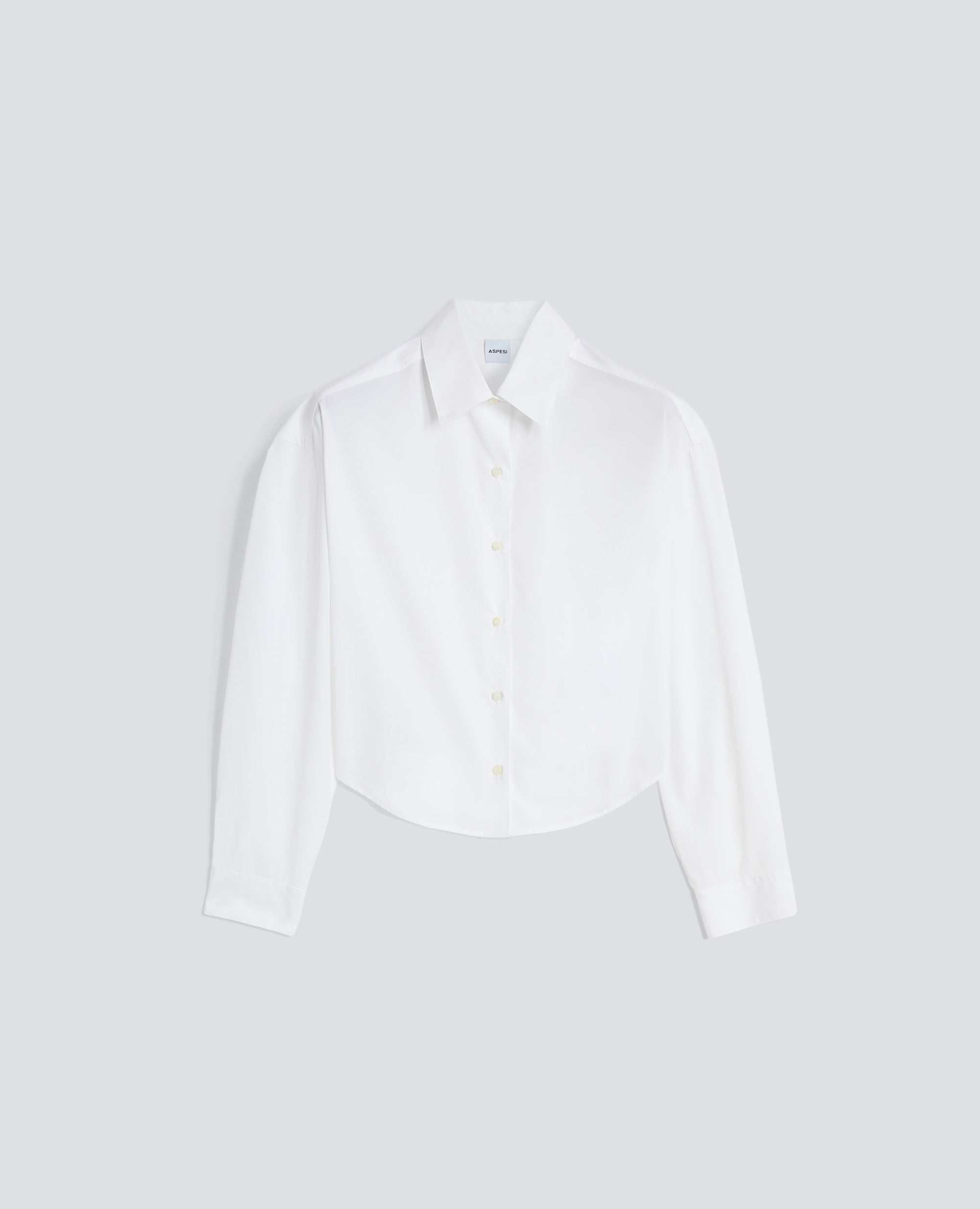 CAMICIA IN POPELINE DI COTONE - BIANCO - ASPESI