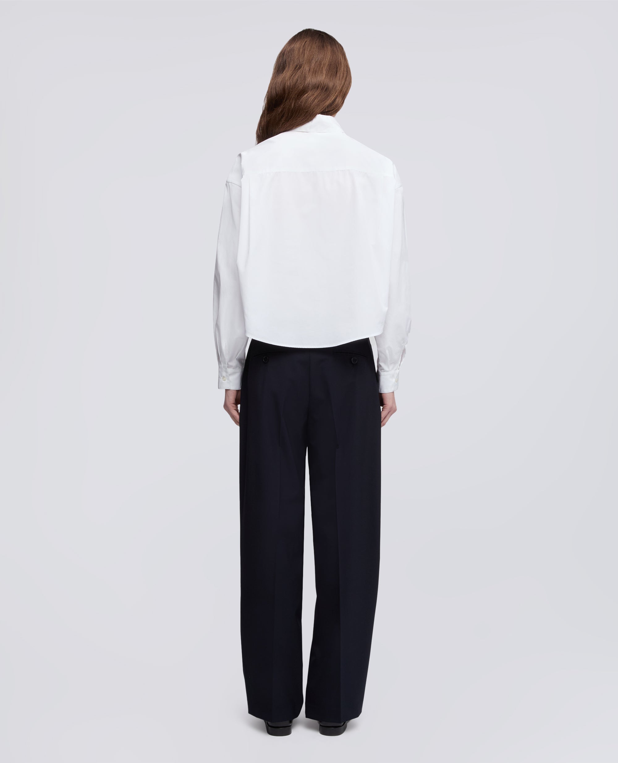 CAMICIA IN POPELINE DI COTONE - BIANCO - ASPESI