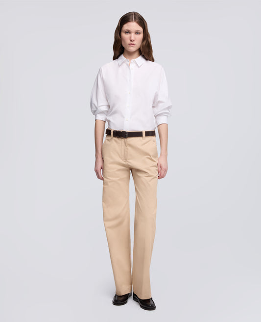 CAMICIA IN POPELINE DI COTONE - BIANCO - ASPESI