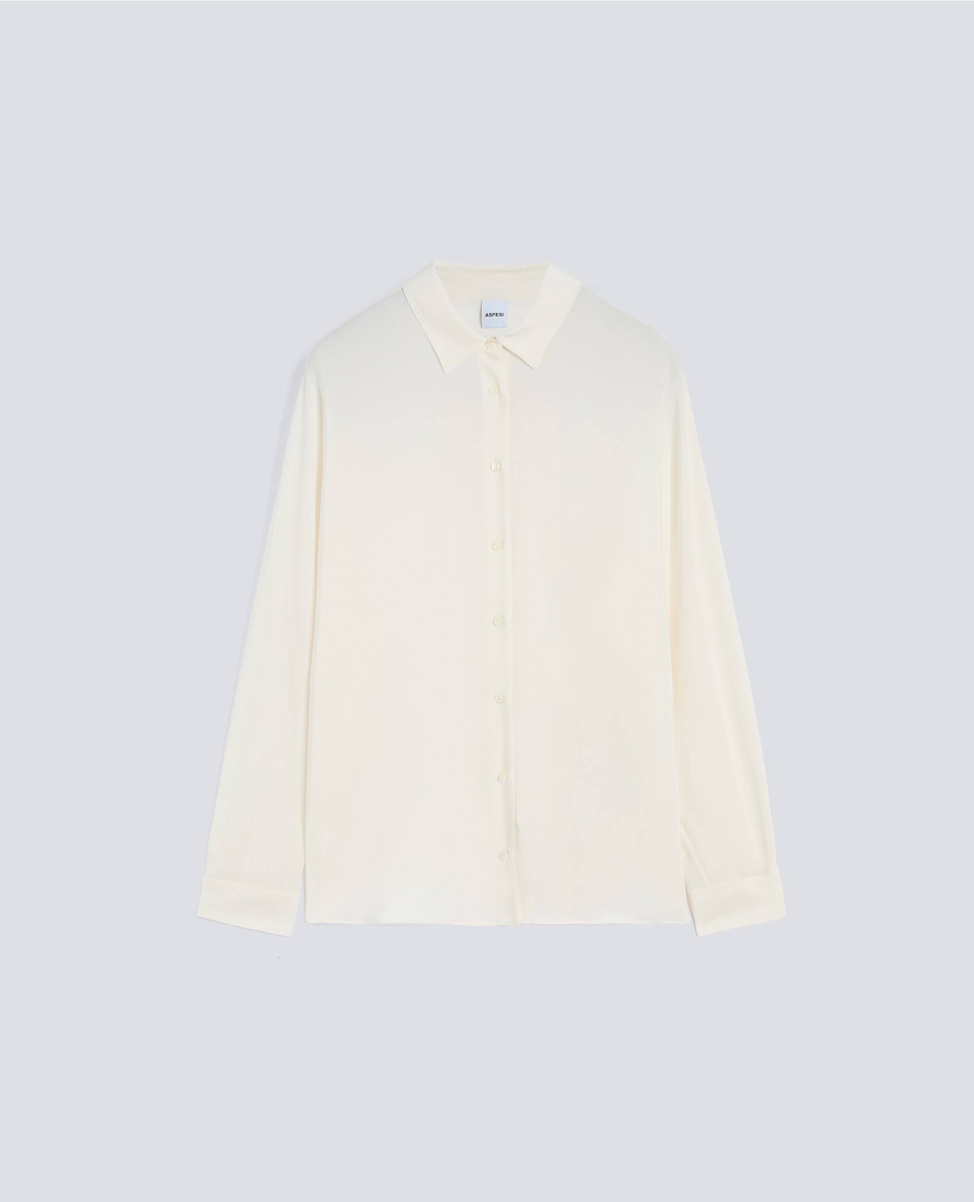 CAMICIA IN CREPE DE CHINE DI SETA - NATURALE - ASPESI