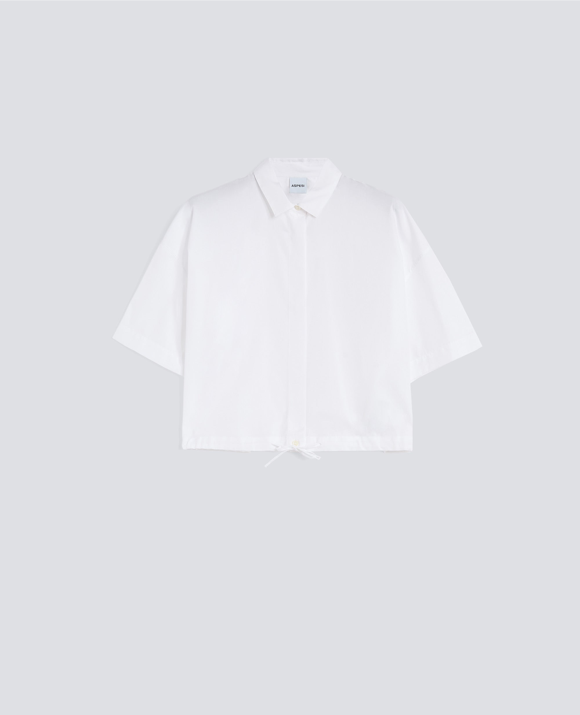 CAMICIA IN POPELINE DI COTONE - BIANCO - ASPESI