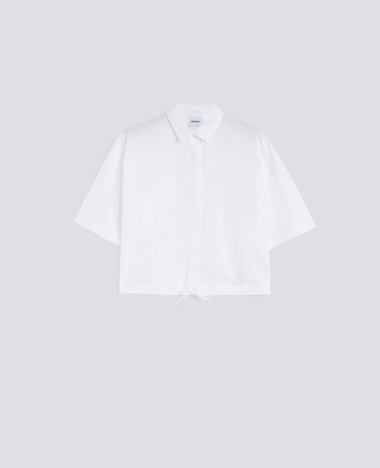 CAMISA DE ALGODON POPELINA - BIANCO - ASPESI