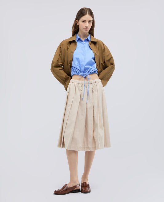 CAMICIA IN POPELINE DI COTONE - AZZURRO - ASPESI