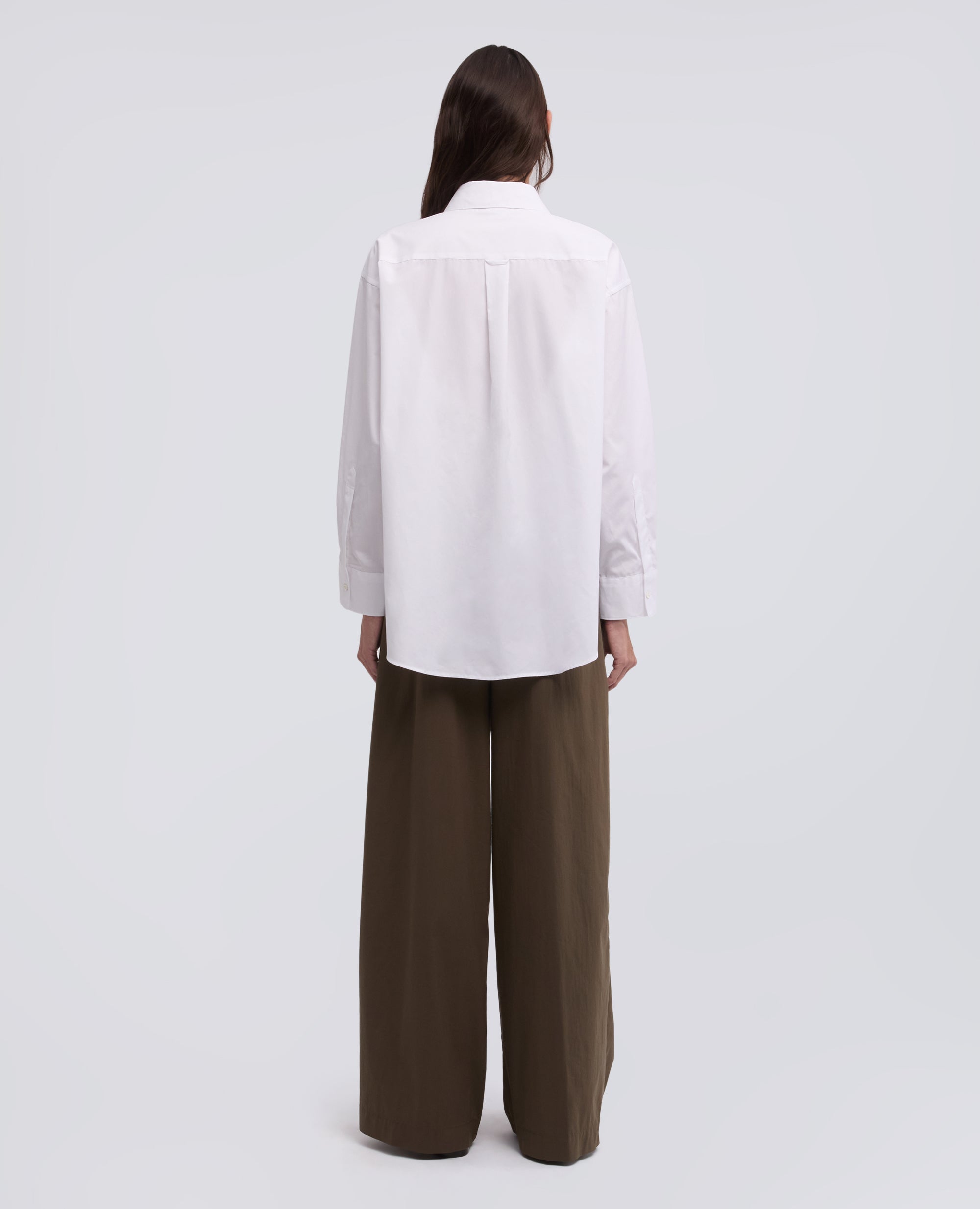 CAMICIA IN POPELINE DI COTONE - BIANCO - ASPESI