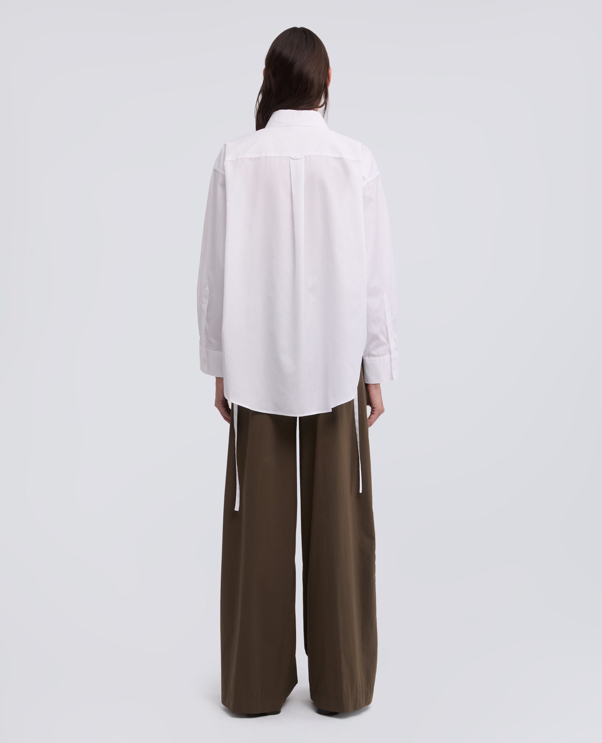 CAMICIA IN POPELINE DI COTONE - BIANCO - ASPESI