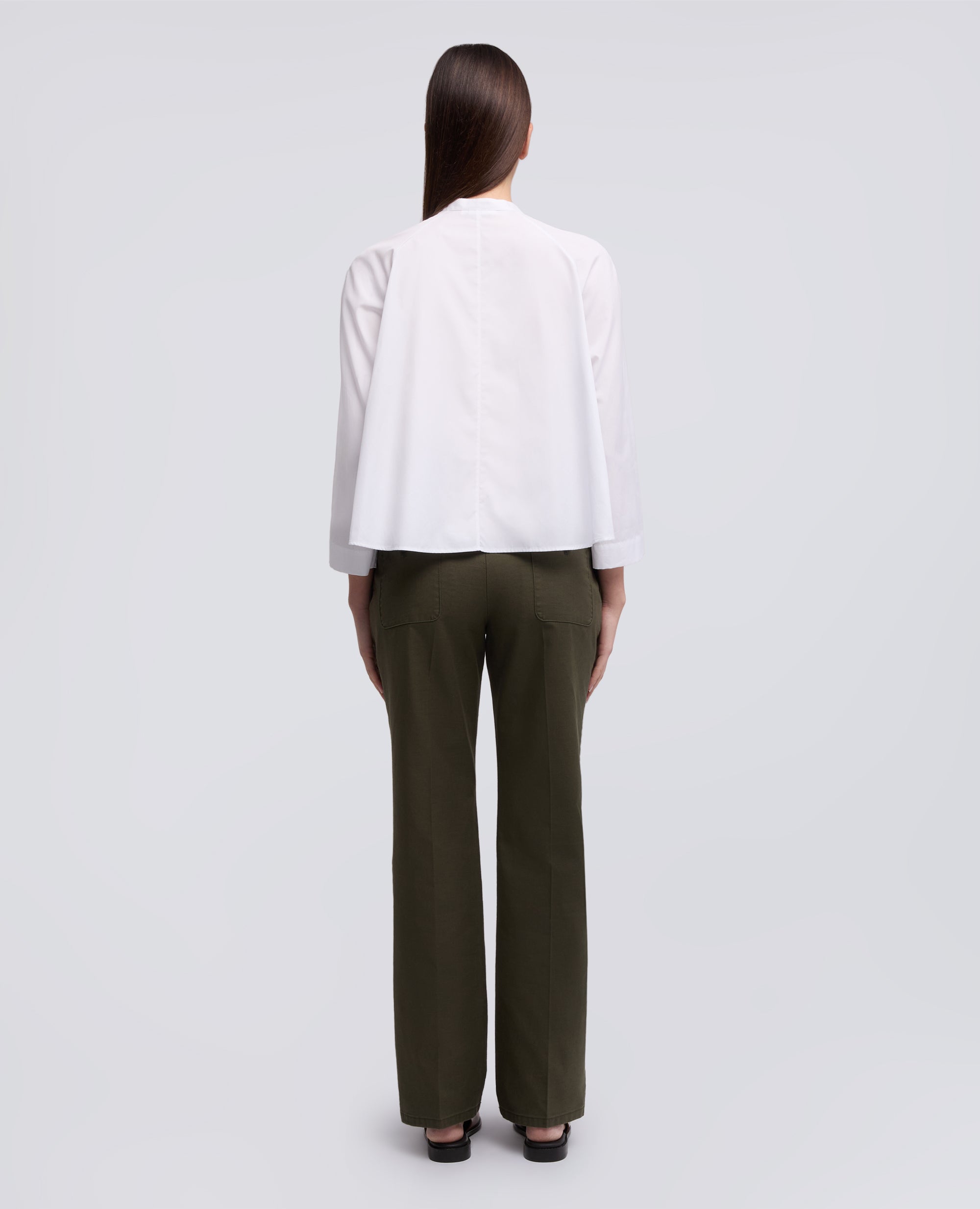 CAMICIA IN POPELINE DI COTONE - BIANCO - ASPESI