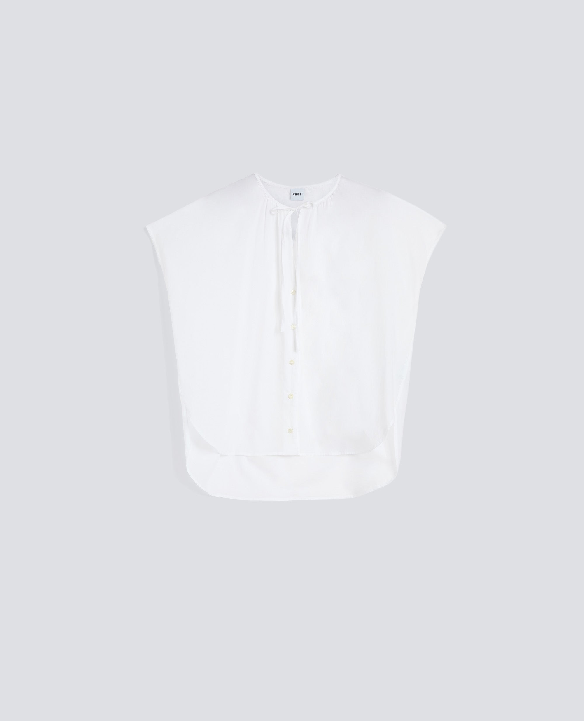 CAMICIA IN MUSSOLA DI COTONE - BIANCO - ASPESI