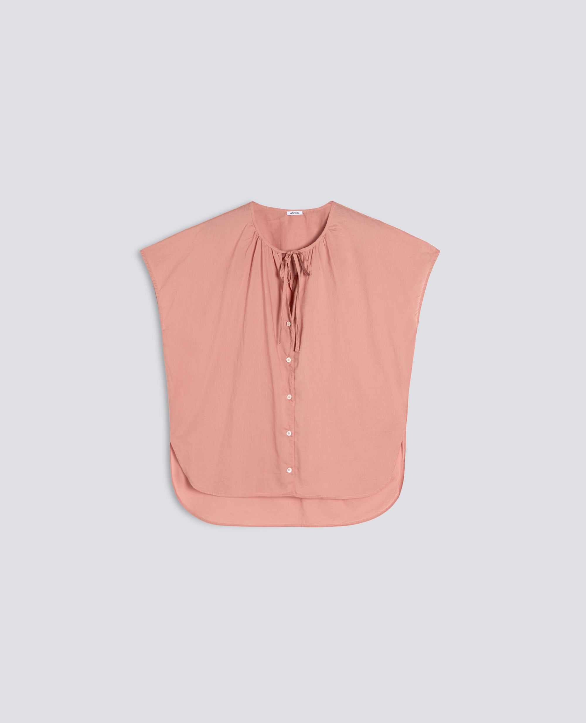 CAMICIA IN MUSSOLA DI COTONE - ROSA - ASPESI