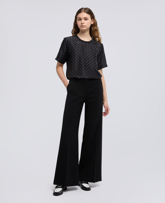 T-SHIRT IN HABUTAI DI SETA - NERO - ASPESI