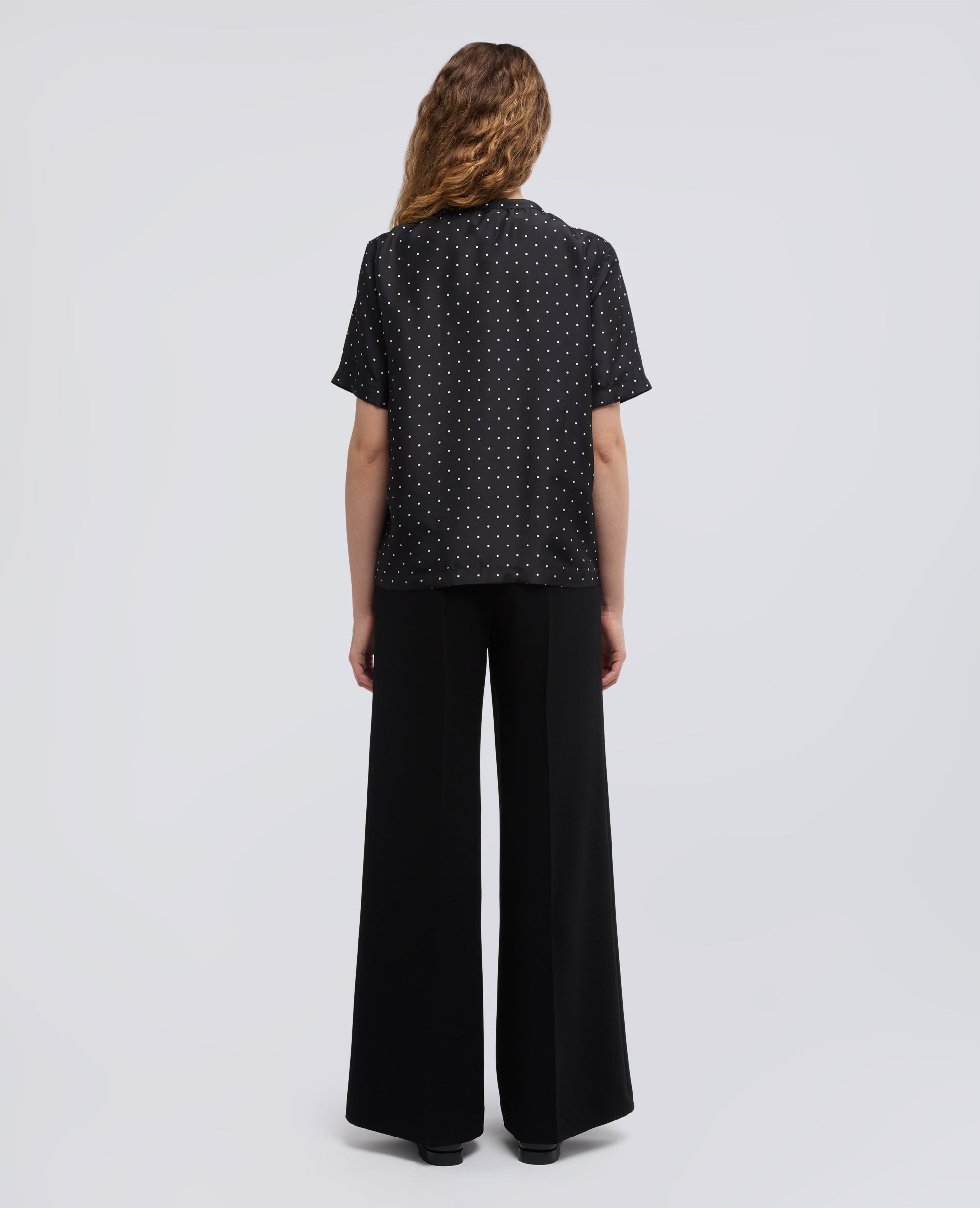 T-SHIRT IN HABUTAI DI SETA - NERO - ASPESI