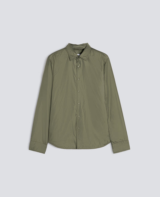 CAMICIA IMBOTTITA IN NYLON LEGGERO - VERDE - ASPESI