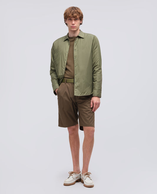 CAMICIA IMBOTTITA IN NYLON LEGGERO - VERDE - ASPESI