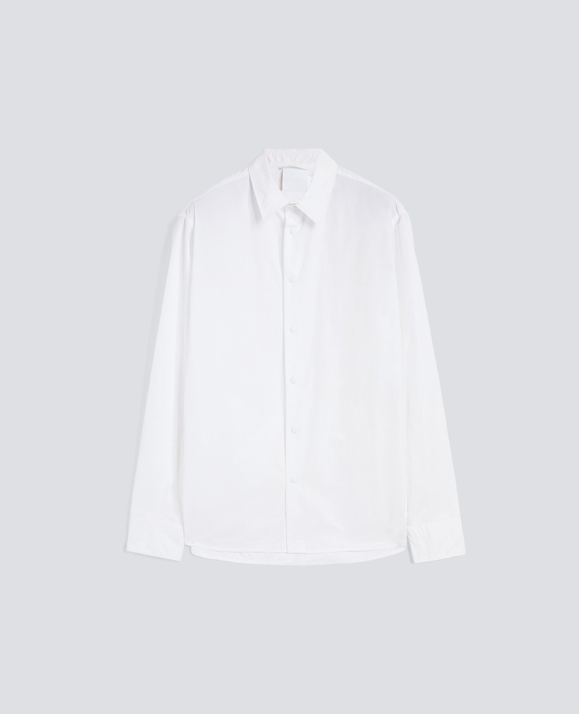 CAMICIA IN POLIESTERE E NYLON WATER REPELLENT - BIANCO - ASPESI