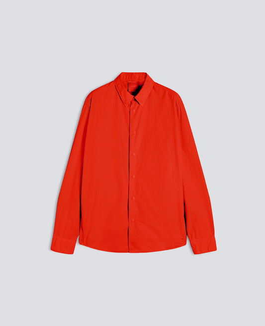 CAMICIA IN POLIESTERE E NYLON WATER REPELLENT - ROSSO - ASPESI