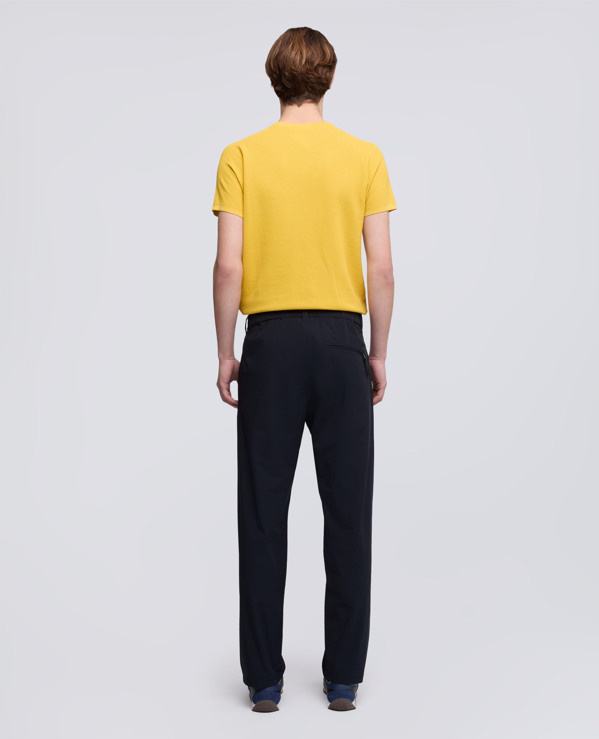 PANTALON EN NYLON EXTENSIBLE - BLU - ASPESI